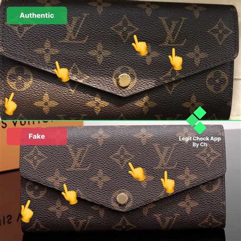 how to know if real louis vuitton wallet